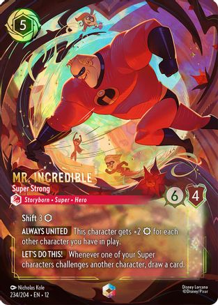 Mr. Incredible - Super Strong (Enchanted) (234/204) - Wilds Unknown Holofoil | Grognard Games