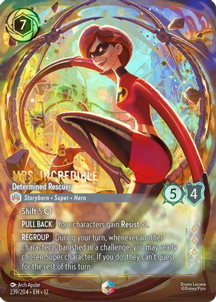 Mrs. Incredible - Determined Rescuer (Enchanted) (239/204) - Wilds Unknown Holofoil | Grognard Games