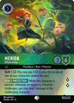 Merida - Gifted Archer (Epic) (213/204) - Wilds Unknown Holofoil | Grognard Games