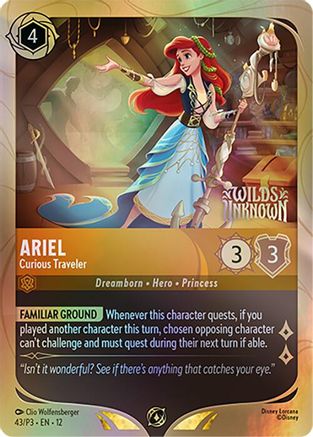 Ariel - Curious Traveler (43) - Disney Lorcana Promo Cards Holofoil | Grognard Games