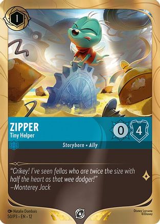 Zipper - Tiny Helper (50) - Disney Lorcana Promo Cards Holofoil | Grognard Games