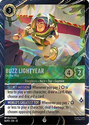 Buzz Lightyear - On the Way (56) - Disney Lorcana Promo Cards Holofoil | Grognard Games