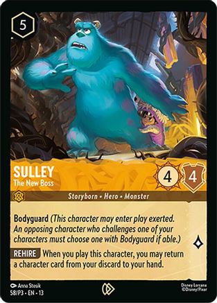 Sulley - The New Boss (58) - Disney Lorcana Promo Cards Holofoil | Grognard Games