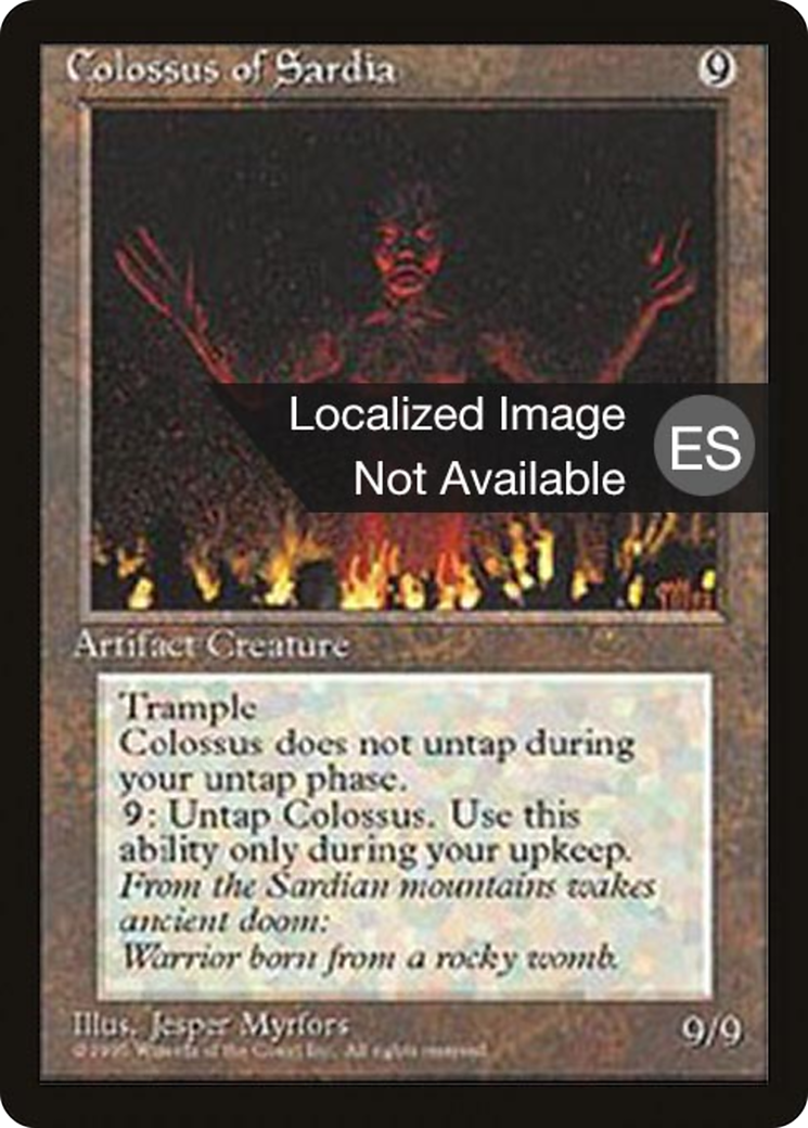 Colossus of Sardia [Fourth Edition (Foreign Black Border)] | Grognard Games