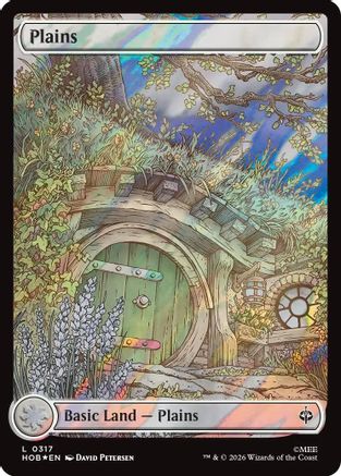 Plains (0317) (Surge Foil) (HOB-317) - The Hobbit Foil | Grognard Games