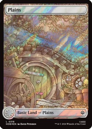 Plains (0318) (Surge Foil) (HOB-318) - The Hobbit Foil | Grognard Games
