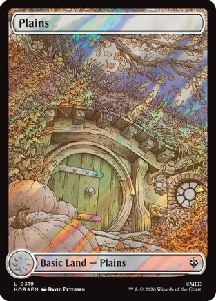 Plains (0319) (Surge Foil) (HOB-319) - The Hobbit Foil | Grognard Games