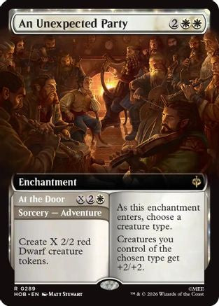 An Unexpected Party (Extended Art) (HOB-289) - The Hobbit Foil | Grognard Games