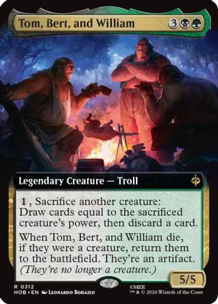 Tom, Bert, and William (Extended Art) (HOB-312) - The Hobbit | Grognard Games