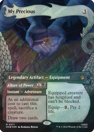 My Precious (Showcase) (Surge Foil) (HOB-271) - The Hobbit Foil | Grognard Games