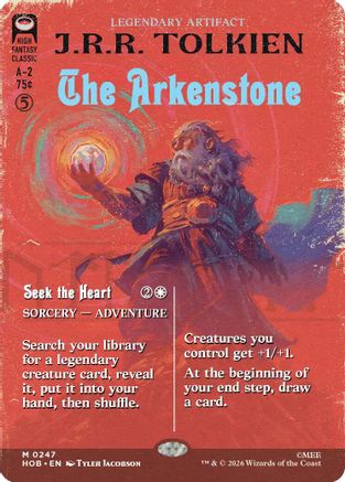 The Arkenstone (Borderless) (HOB-247) - The Hobbit Foil | Grognard Games