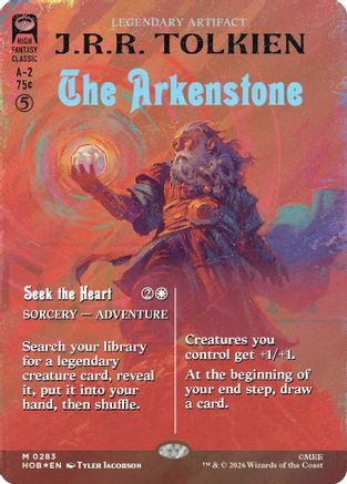 The Arkenstone (Borderless) (Surge Foil) (HOB-283) - The Hobbit Foil | Grognard Games