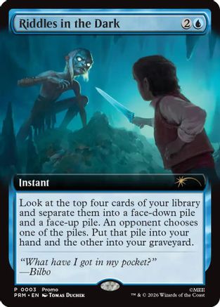 Riddles in the Dark (Extended Art) (PRM-003) - Promo Pack: The Hobbit Foil | Grognard Games