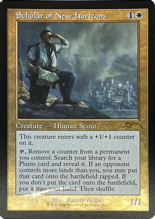 Scholar of New Horizons (Retro Frame) (SLD-7143) - Secret Lair Drop Series Foil | Grognard Games
