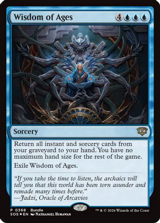 Wisdom of Ages (SOS Bundle) (UMP-368) - Unique and Miscellaneous Promos Foil | Grognard Games