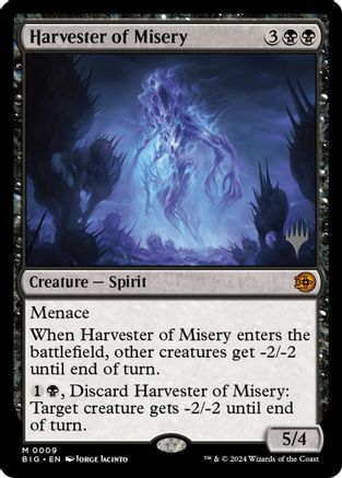 Harvester of Misery (PPSOS-009) - Promo Pack: Secrets of Strixhaven Foil | Grognard Games