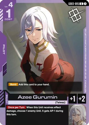Azee Gurumin (Judge Pack 02) - Gundam Promotional Cards (GD03-095) Holofoil | Grognard Games