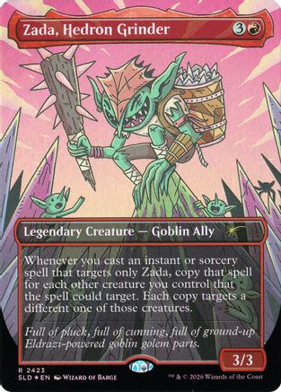 Zada, Hedron Grinder (Display Commander) - Thick Stock (SLD-2423) - Secret Lair Drop Series Foil | Grognard Games