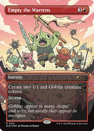 Empty the Warrens (SLD-2412) - Secret Lair Drop Series Foil | Grognard Games