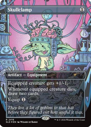 Skullclamp (2416) (SLD-2416) - Secret Lair Drop Series Foil | Grognard Games