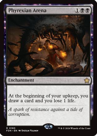 Phyrexian Arena (PPSOS-180) - Promo Pack: Secrets of Strixhaven | Grognard Games
