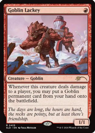 Goblin Lackey (2425) (SLD-2425) - Secret Lair Drop Series | Grognard Games