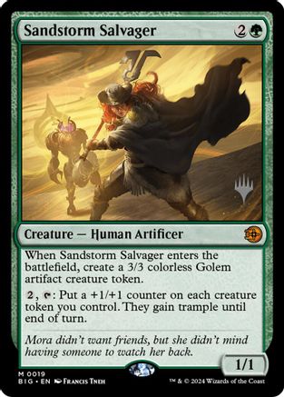 Sandstorm Salvager (PPSOS-019) - Promo Pack: Secrets of Strixhaven Foil | Grognard Games