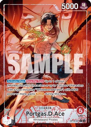 Portgas.D.Ace (001) (Alternate Art) (OP16-001) - The Time of Battle Foil | Grognard Games