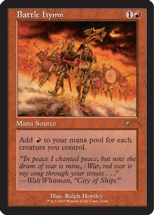 Battle Hymn (SLD-2346) - Secret Lair Drop Series Foil | Grognard Games