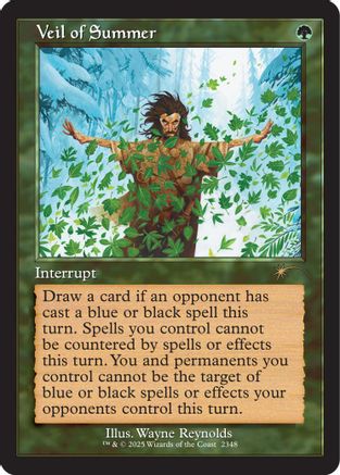 Veil of Summer (2348) (SLD-2348) - Secret Lair Drop Series Foil | Grognard Games