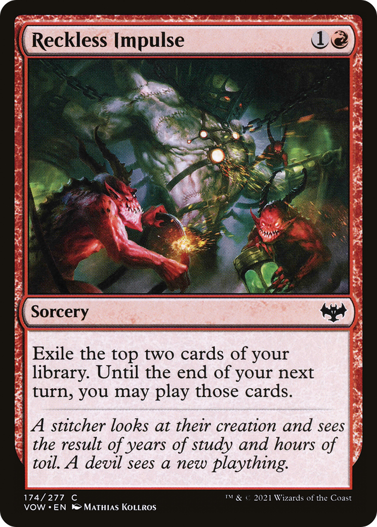 Reckless Impulse [Innistrad: Crimson Vow] | Grognard Games