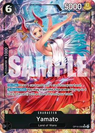 Yamato (098) (Alternate Art) (OP16-098) - The Time of Battle Foil | Grognard Games