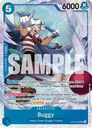 Buggy (048) (OP16-048) - The Time of Battle Foil | Grognard Games