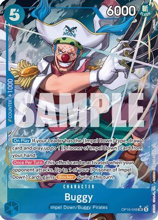 Buggy (048) (Alternate Art) (OP16-048) - The Time of Battle Foil | Grognard Games