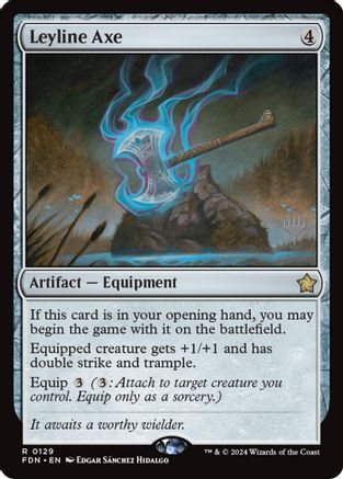 Leyline Axe (PPECL-129) - Promo Pack: Lorwyn Eclipsed Foil | Grognard Games
