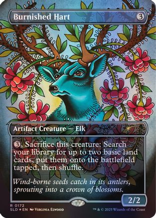 Burnished Hart (Rainbow Foil) (SLD-172) - Secret Lair Drop Series Foil | Grognard Games