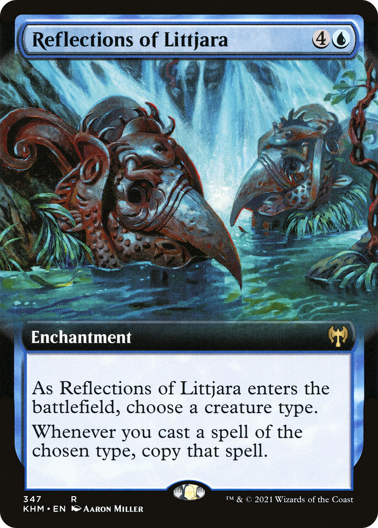Reflections of Littjara (Extended Art) [Kaldheim] | Grognard Games