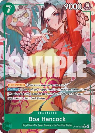 Boa Hancock (Alternate Art) (OP16-032) - The Time of Battle Foil | Grognard Games