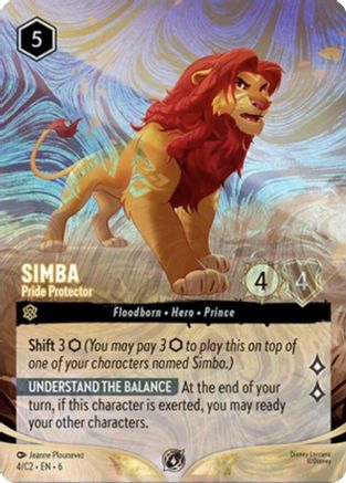 Simba - Pride Protector (Foil) (4) - Disney Lorcana Promo Cards Holofoil | Grognard Games