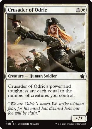 Crusader of Odric (0731) (FDN-731) - Foundations | Grognard Games