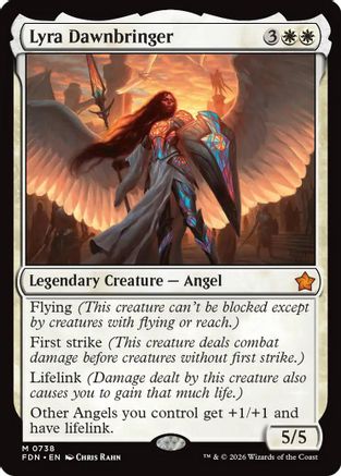 Lyra Dawnbringer (0738) (FDN-738) - Foundations | Grognard Games