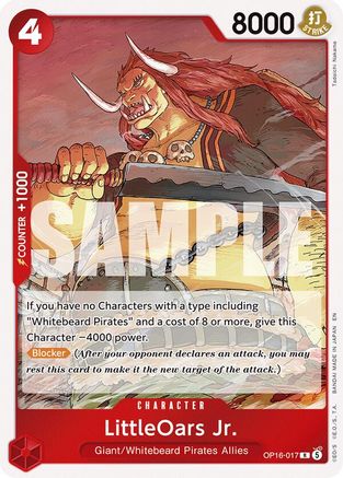 LittleOars Jr. (OP16-017) - The Time of Battle Foil | Grognard Games