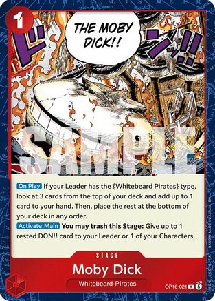 Moby Dick (OP16-021) - The Time of Battle Foil | Grognard Games