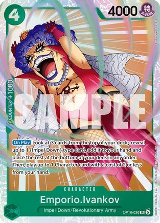 Emporio.Ivankov (026) (OP16-026) - The Time of Battle Foil | Grognard Games