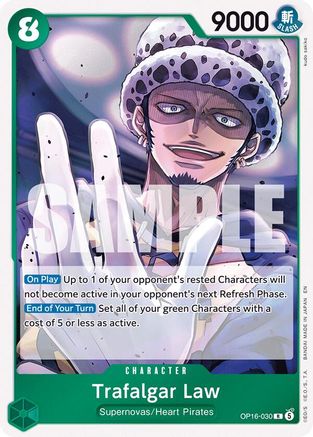 Trafalgar Law (030) (OP16-030) - The Time of Battle | Grognard Games