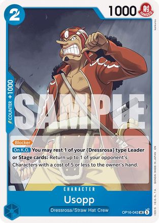Usopp (OP16-043) - The Time of Battle | Grognard Games