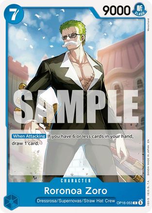 Roronoa Zoro (053) (OP16-053) - The Time of Battle | Grognard Games