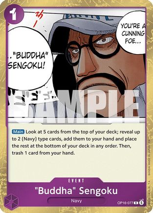 "Buddha" Sengoku (OP16-077) - The Time of Battle Foil | Grognard Games