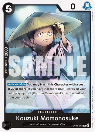Kouzuki Momonosuke (084) (OP16-084) - The Time of Battle | Grognard Games