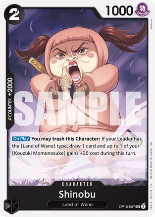 Shinobu (OP16-087) - The Time of Battle | Grognard Games